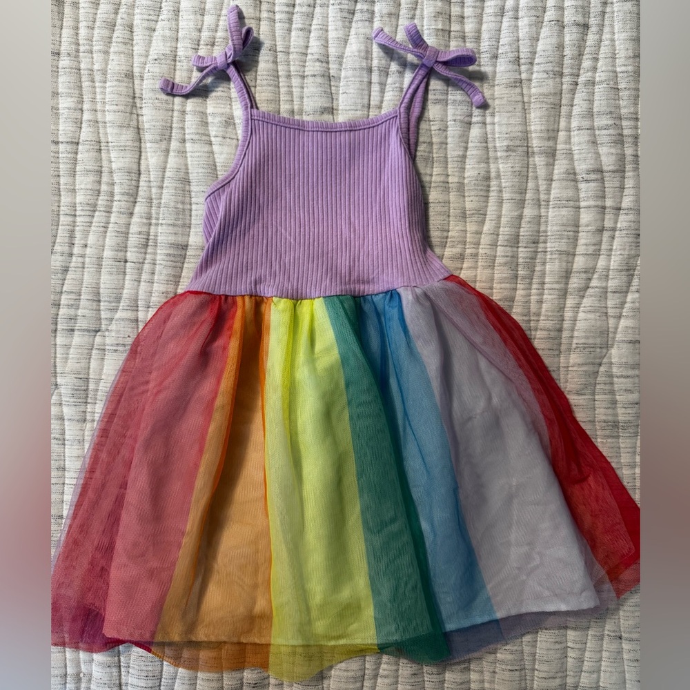 Cat & Jack rainbow tutu dress 4T